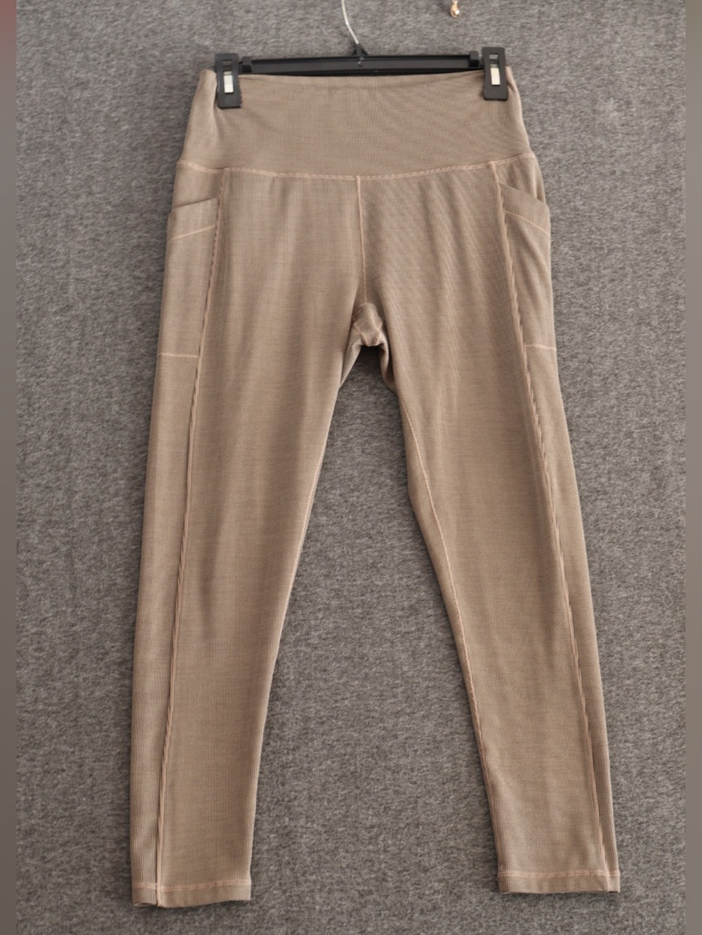 Prana Ribbed High-Rise Leggings L - Picture 2 of 5